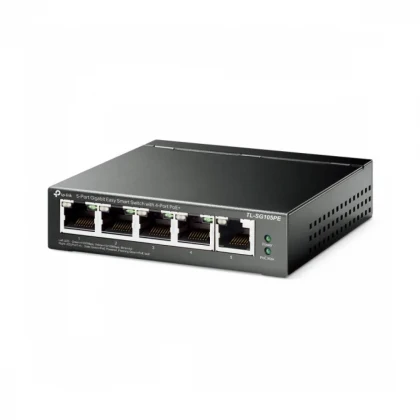 LAN Switch TP-LINK TL-SG105PE 5port 10/100/1000Mbps/4PoE/Metal