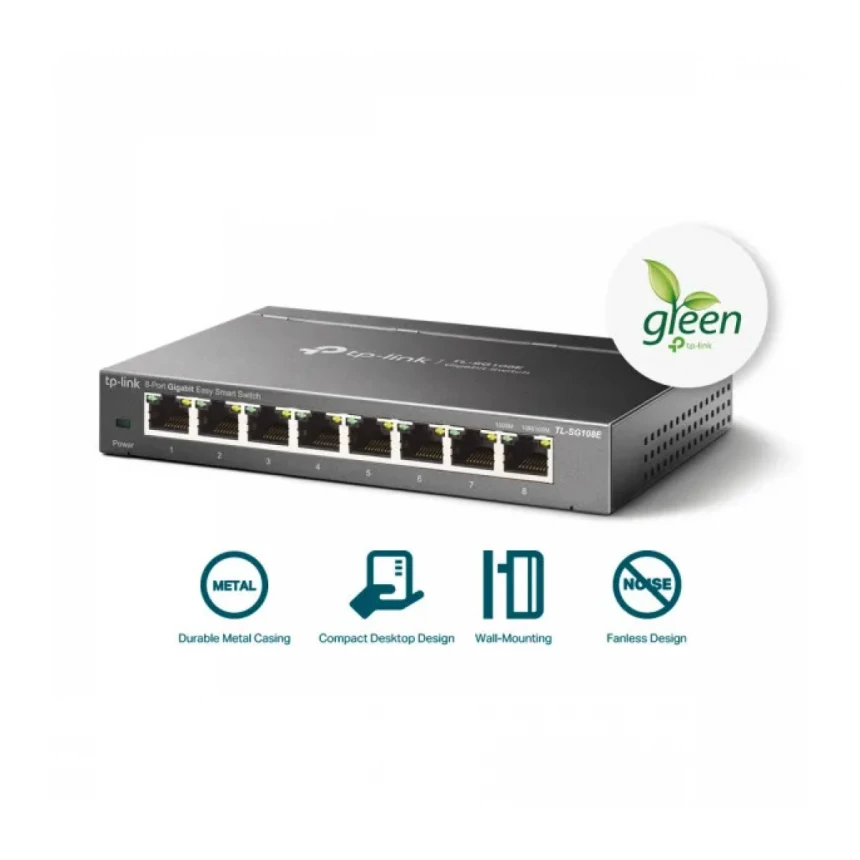 LAN Switch TP-LINK TL-SG108E Gigabit 10/100/1000Mbps