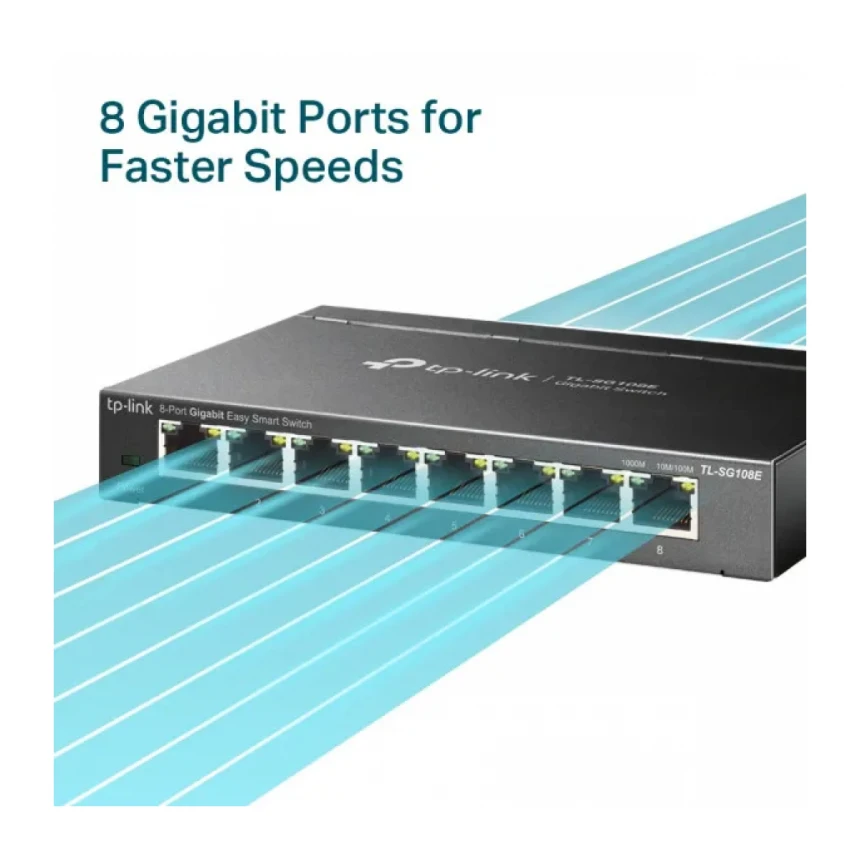 LAN Switch TP-LINK TL-SG108E Gigabit 10/100/1000Mbps