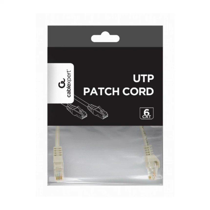 LAN UTP-kabl patch Cablexpert  PP6U-0.25M Cat6 0,25m
