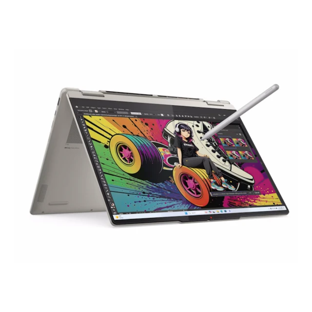 Laptop LENOVO Yoga 7 2in1 14AKP10 DOS/14" WQUX OLED MT/Ryzen AI 5-340/16GB/512GB/BKLT SRB/morska ško