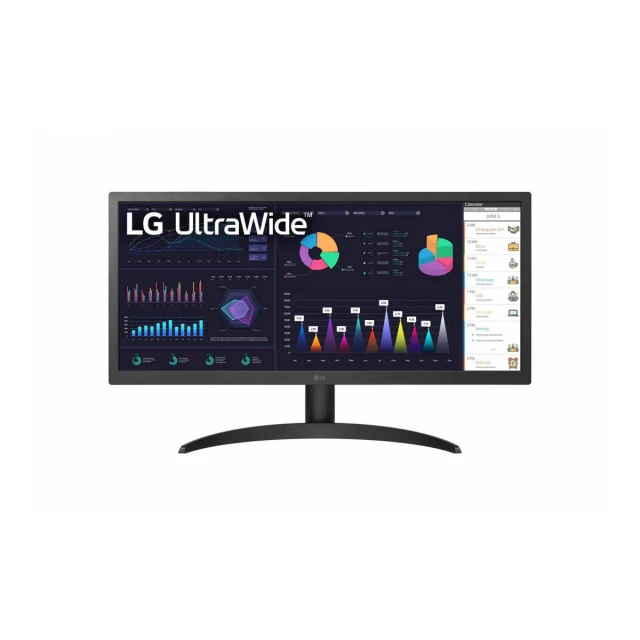 Monitor LG 26WQ500-B 26"/IPS,21:9/2560x1080/75Hz/5ms GtG/HDMIx2/freesync/crna