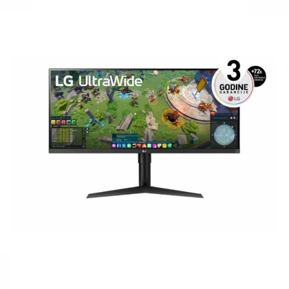 Monitor LG 34WP65G-B 34"/IPS,21:9/2560x1080/75Hz/1ms MBR/HDMI,DP,USB C/Freesync/visina/crna