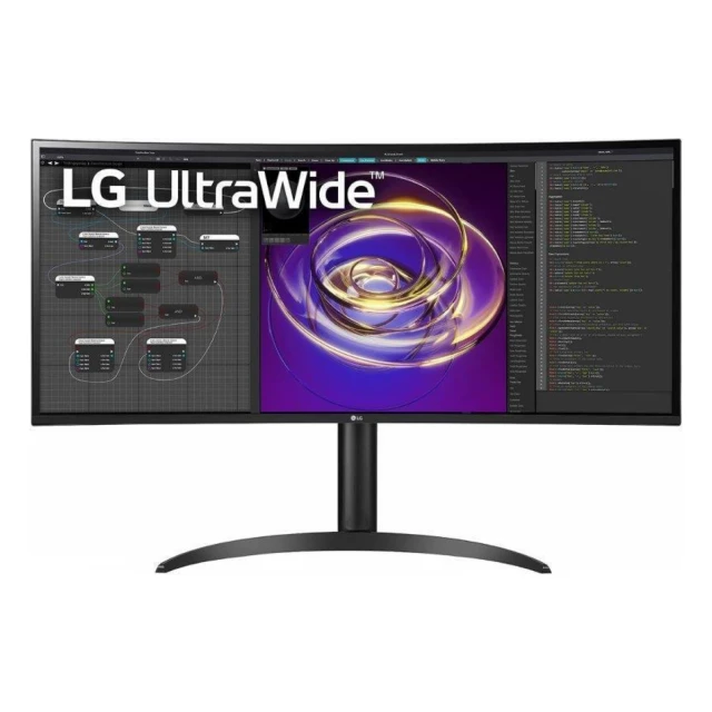 Monitor LG 34WP85CP-B 34"/IPS,21:9,zakrivljen/3440x1440/60Hz/5ms GtG/HDMIx2,DP,USB/visina/VESA/crna