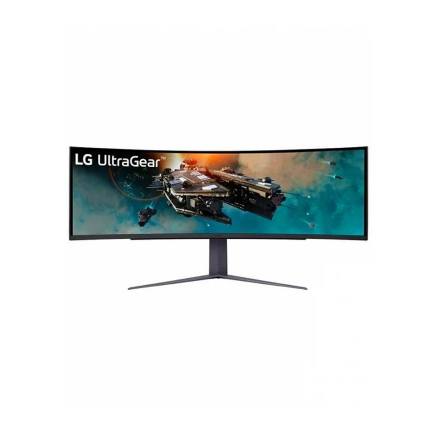 Monitor LG 49GR85DC-B 49"/VA,32:9,zakrivljen/5120x1440/240Hz/1ms GtG/HDMIx2,DP,USB3/Freesync/visina