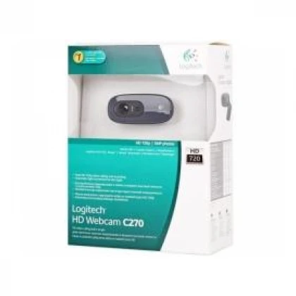 LOGITECH C270 HD Retail crna web kamera 