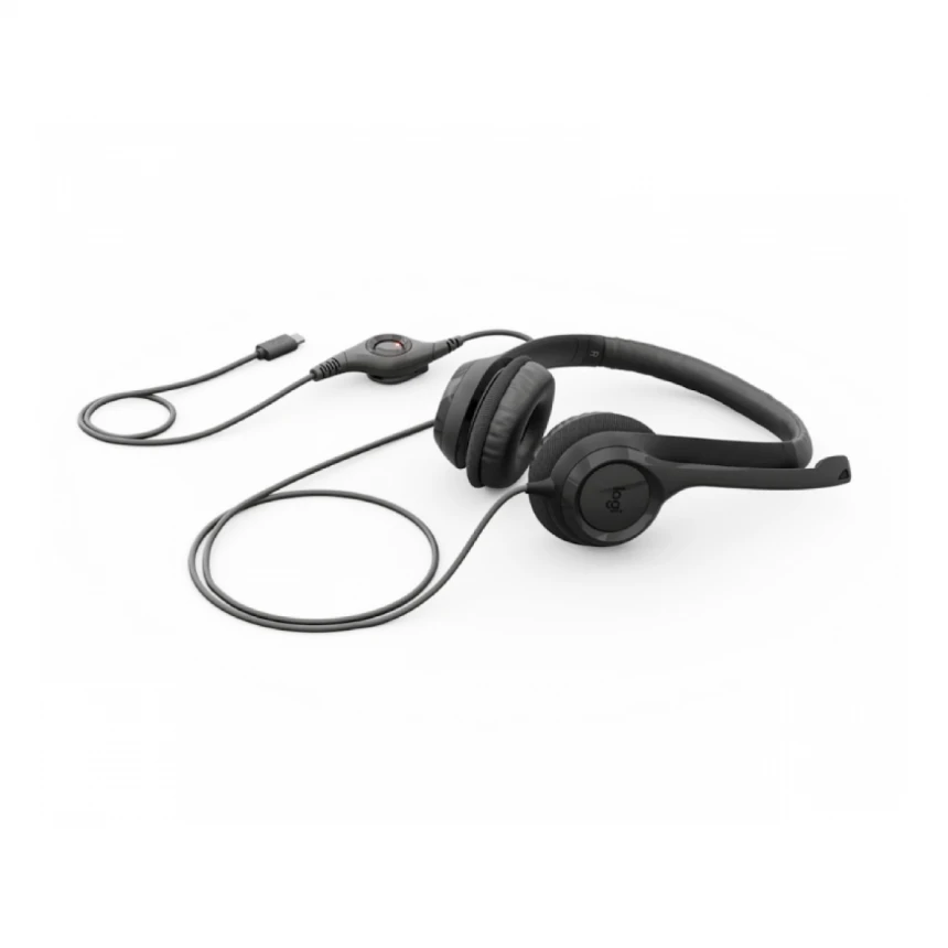 LOGITECH H390 Stereo USB-C slušalice sa mikrofonom crne 
