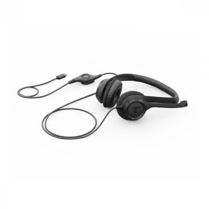LOGITECH H390 Stereo USB-C slušalice sa mikrofonom crne 