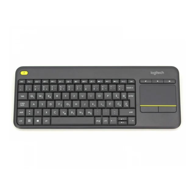 LOGITECH K400 Plus Wireless Touch YU crna tastatura 