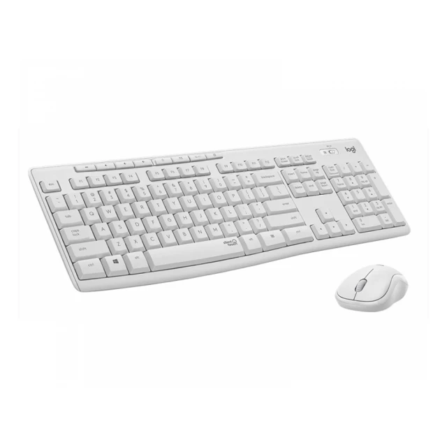 LOGITECH MK295 Silent Wireless Combo US tastatura + miš bela 