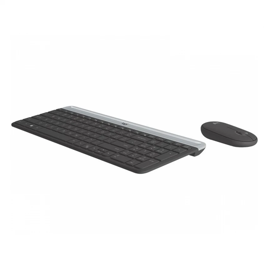 LOGITECH_ MK470 Wireless Desktop US Graphite tastatura + miš 