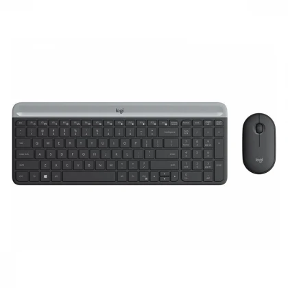 LOGITECH_ MK470 Wireless Desktop US Graphite tastatura + miš 