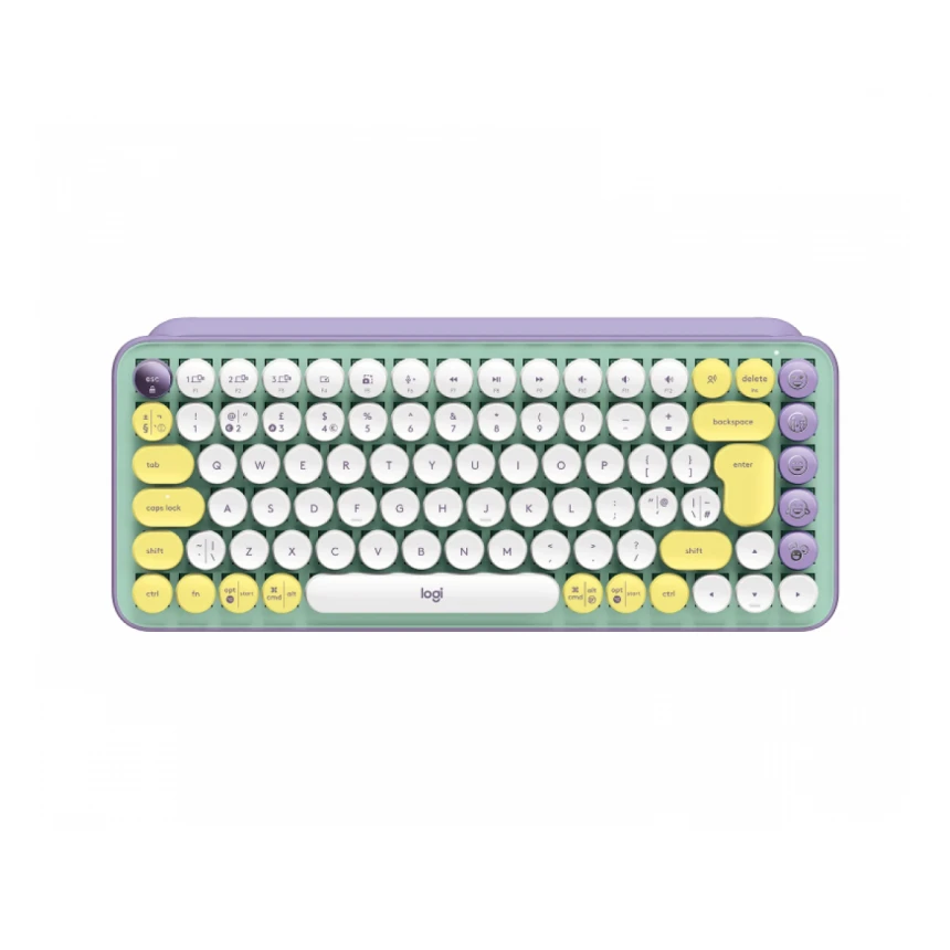 LOGITECH Pop Keys with Emoji, Daydream Mint wireless tastatura 