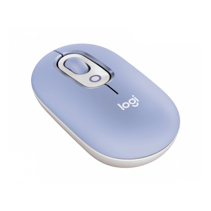 LOGITECH Pop Mouse with Emoji, Lilac miš 
