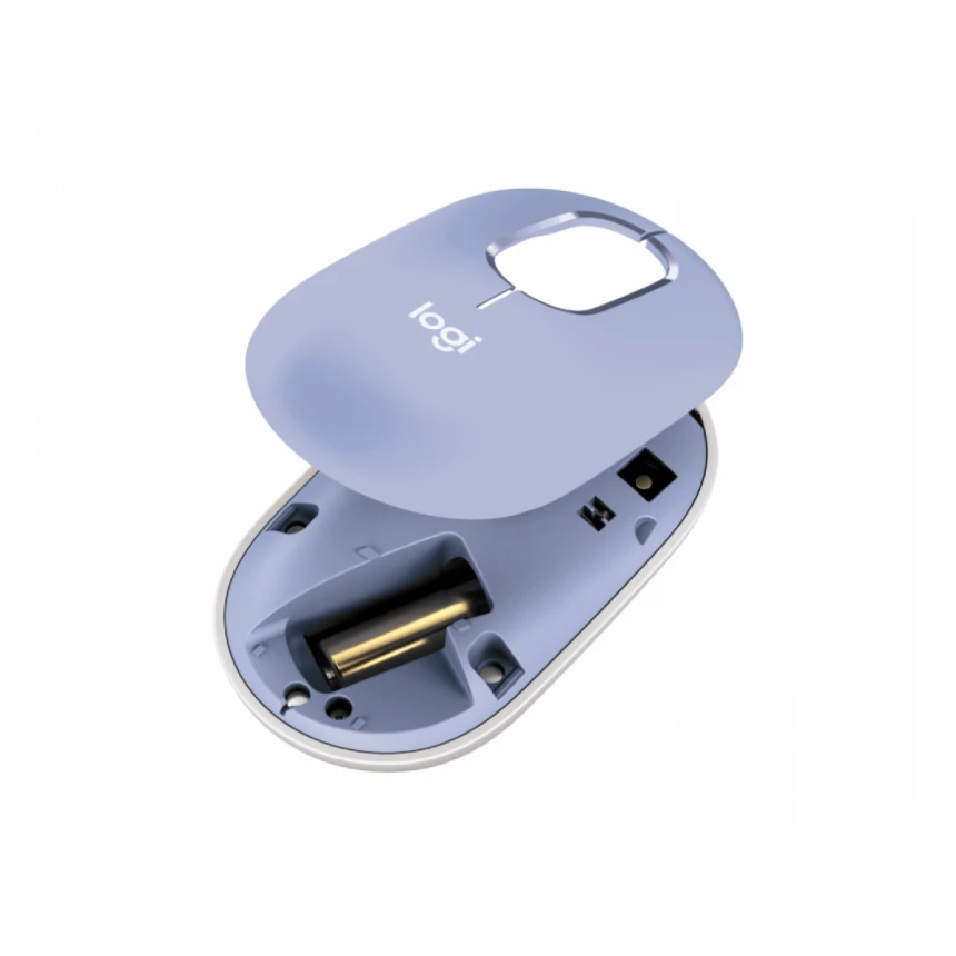LOGITECH Pop Mouse with Emoji, Lilac miš 