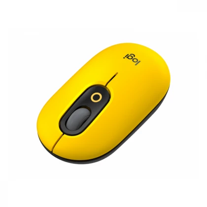 LOGITECH Pop Mouse with Emoji, Blast Yellow miš 