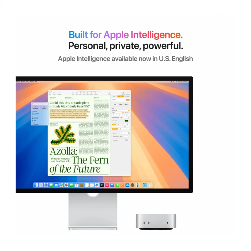 Mac mini M4 sa 10-jezgarnim CPU-om, 10-jezgarnim GPU-om, 24GB objedinjene memorije i 512GB SSD-om