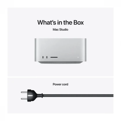 Mac Studio M4 Max sa 14-jezgarnim CPU-om, 32-jezgarnim GPU-om, 36GB objedinjene memorije i 512GB SSD-om