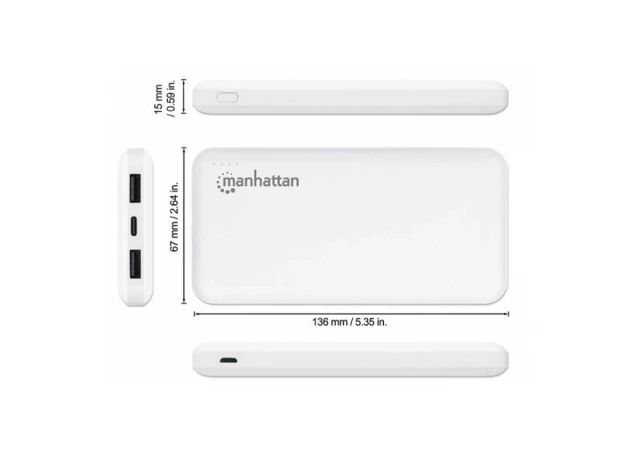 MANHATTAN 10,000 mAh Powerbank