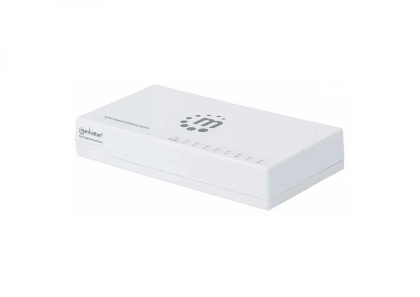 Manhattan Switch 8-Port Gigabit Ethernet, Plastic