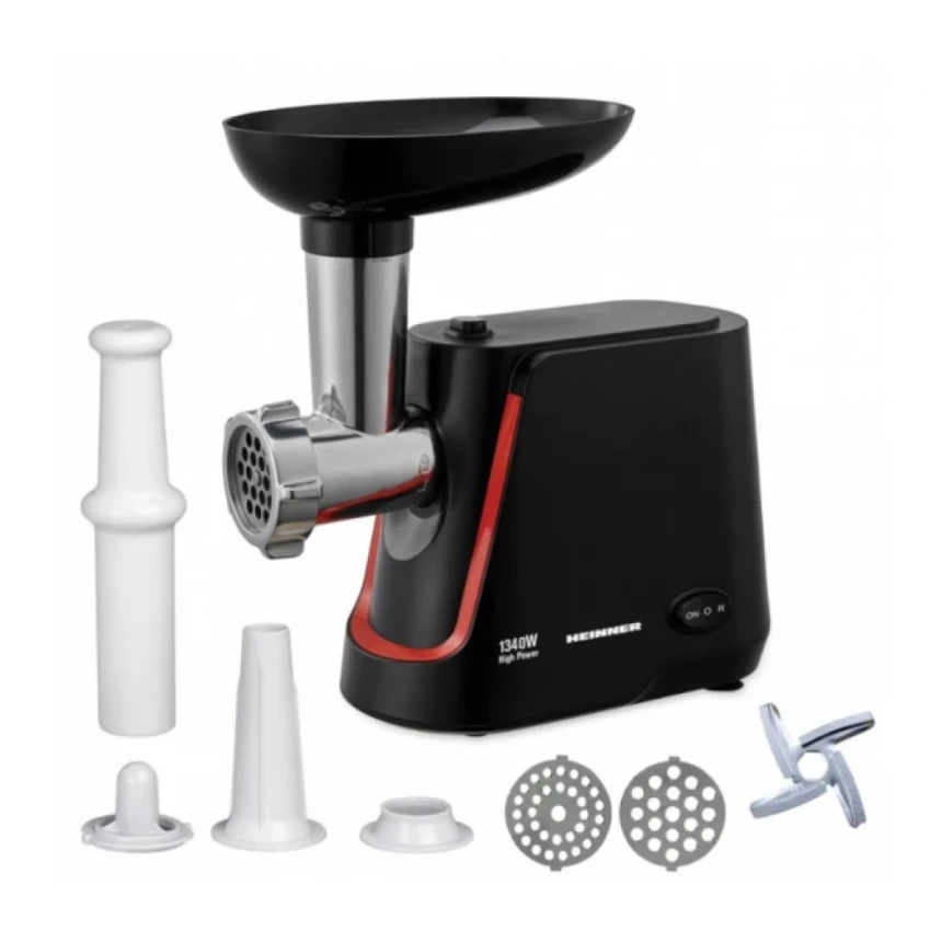 Mašina za mlevenje mesa HEINNER MG-1250BK 1340W/1.5kg/m