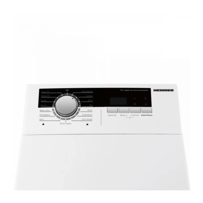 Mašina za pranje veša HEINNER HWM-TL8013IVA++ 8kg/1300o/gornje punjenje