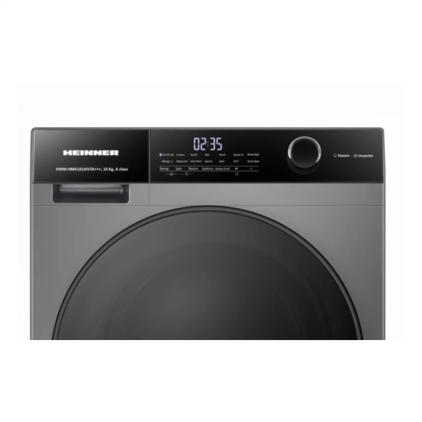Mašina za pranje veša HEINNER HWM-HMK1014IVTA+++ 10kg/1400o/inverter/siva