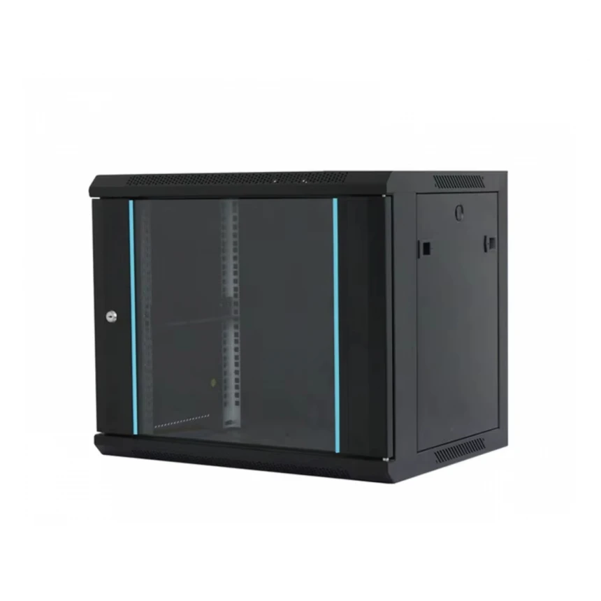 MAXPRO LINE Rack orman nazidni, 9U, 600x600, staklena vrata 