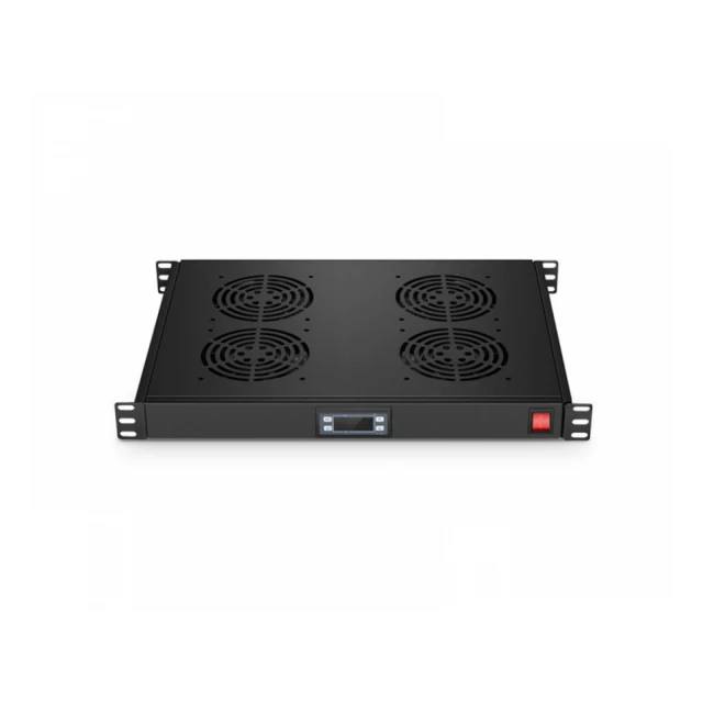 MAXPRO LINE Ventilacioni panel-polica, četiri ventilatora i termostat, 1U 