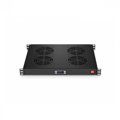 MAXPRO LINE Ventilacioni panel-polica, četiri ventilatora i termostat, 1U 