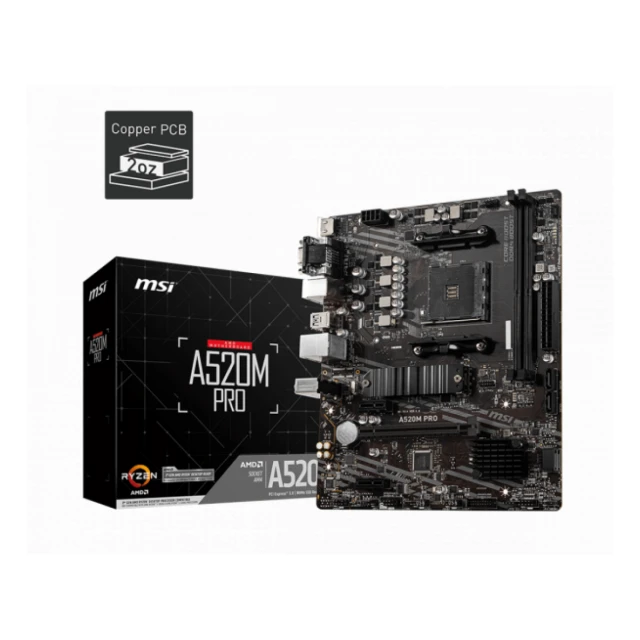 MB AM4 MSI A520M-A PRO