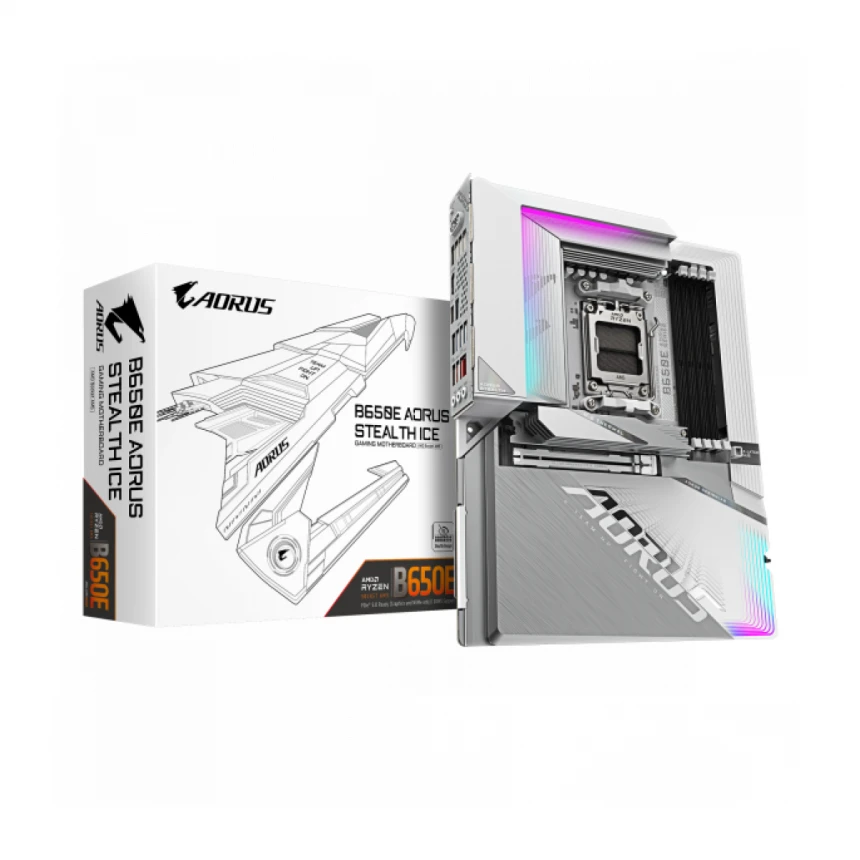 MB AM5 GIGABYTE B650E AORUS STEALTH ICE