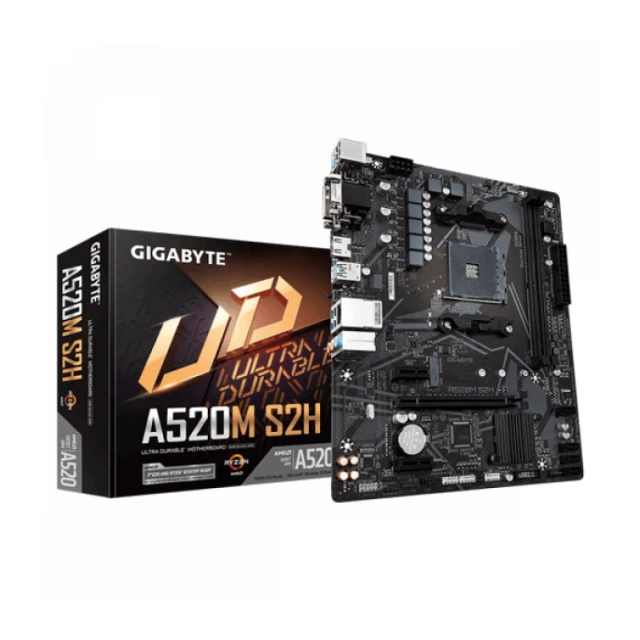 MB Gigabyte AMD AM4 A520M S2H