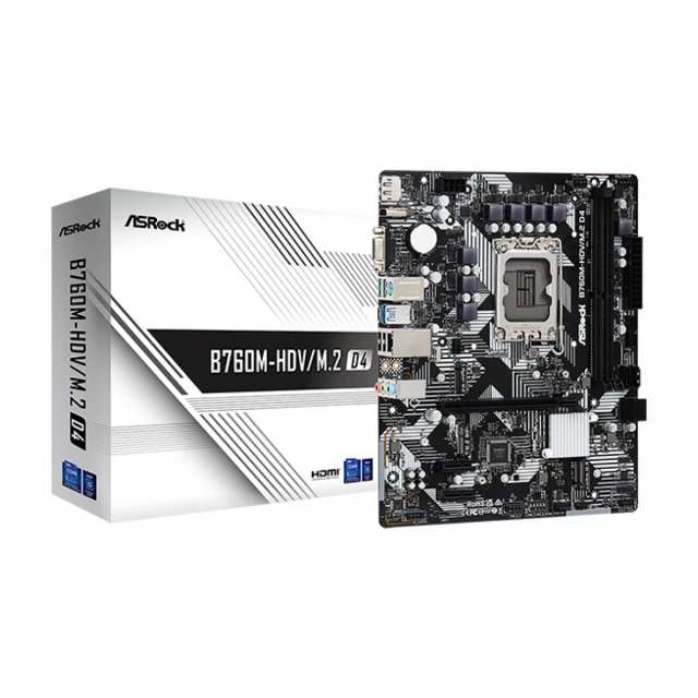 MB s1700 ASRock B760M-HDV/M.2 D4 90-MXBL40-A0UAYZ