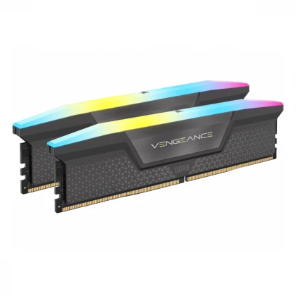 Memorija CORSAIR VENGEANCE 32GB(2x16GB)/DDR5/6400MHz/CL32/1.40V/RGB/EXPO & XMP