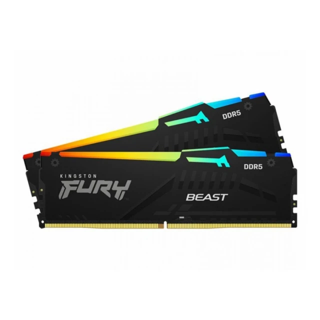 Memorija KINGSTON 16GB(2x8GB)/DIMM/DDR5/5600MHz/CL36/FURY Beast RGB EXPO