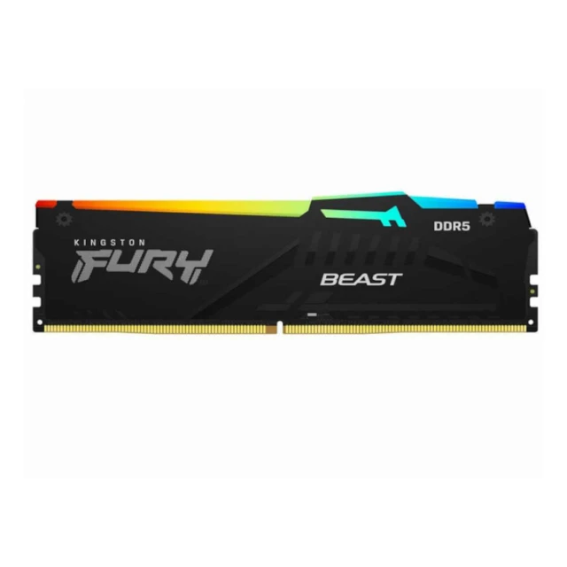 Memorija KINGSTON 16GB/DIMM/DDR5/6400MHz/CL32/FURY Beast White RGB EXPO