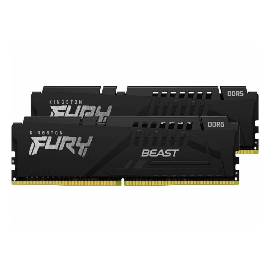 Memorija KINGSTON 64GB(2x32GB)/DIMM/DDR5/5200MT/s/CL40/FURY Beast XMP
