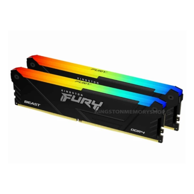 Memorija KINGSTON 64GB(2x32GB)/DIMM/DDR4/3200MHz/CL16/FURY Beast RGB