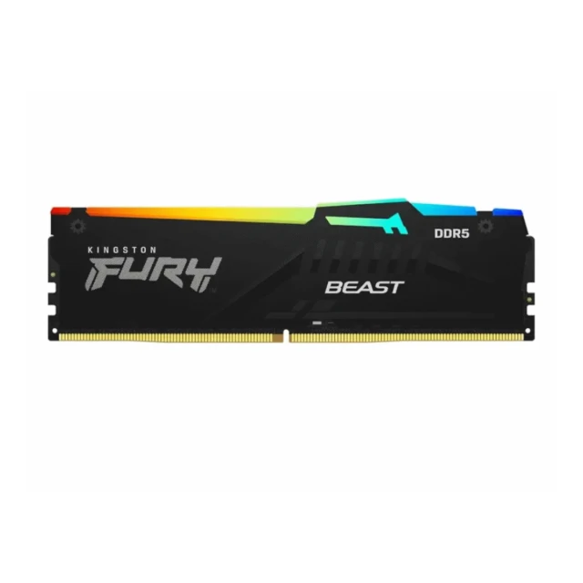 Memorija KINGSTON 64GB(2x32GB)/DIMM/DDR5/5600MHz/CL30/FURY Beast RGB