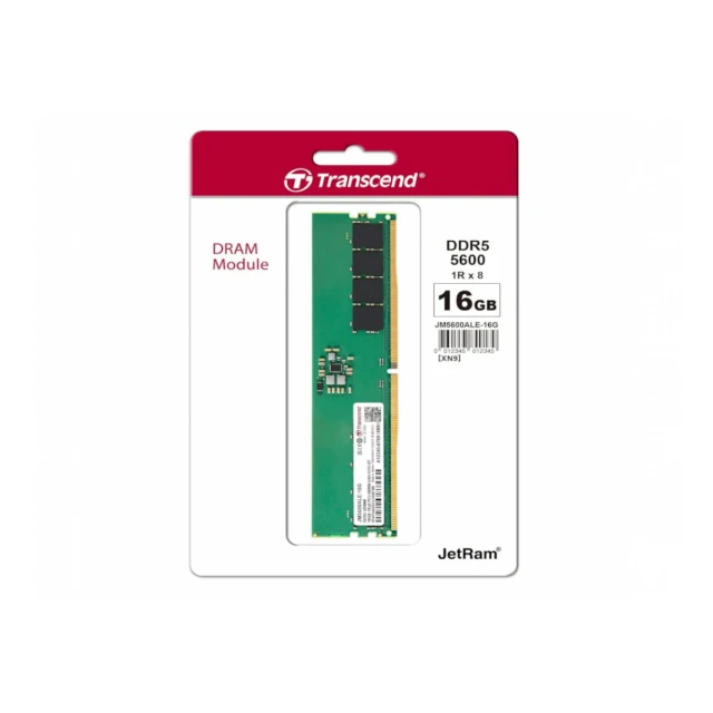 Memorija TRANSCEND 16GB/DIMM/DDR5/5600MHz/CL46/crna