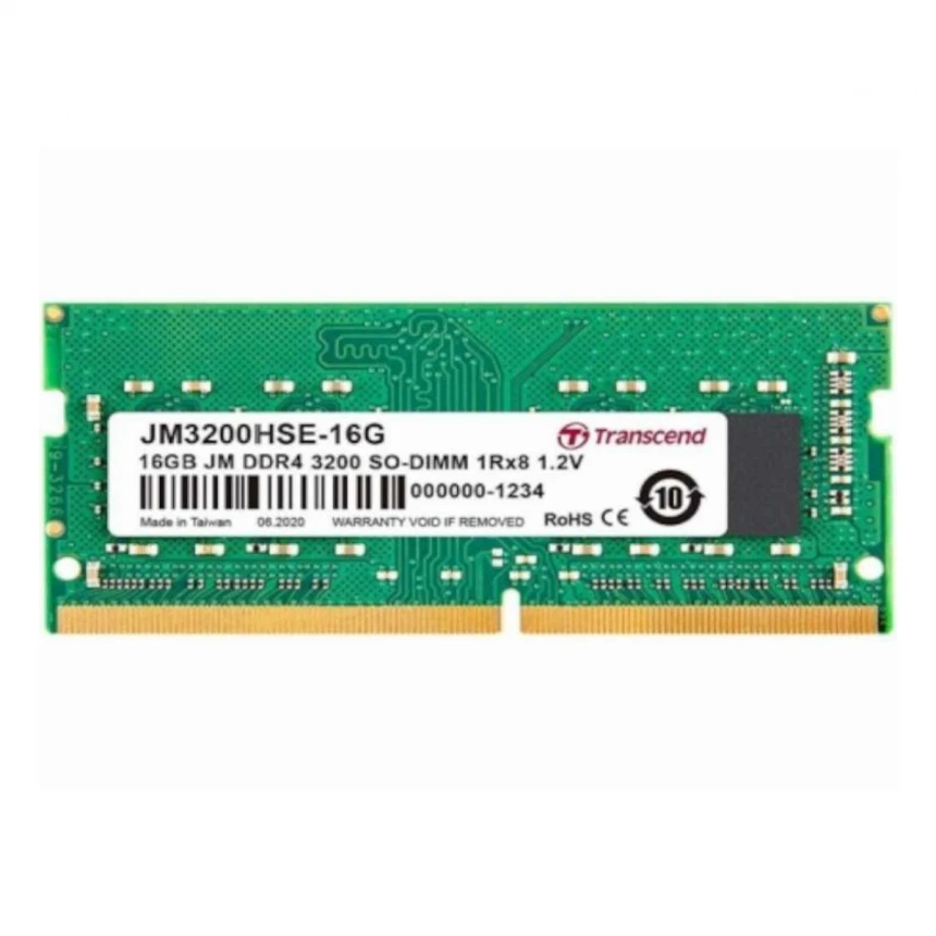 Memorija TRANSCEND 16GB/SODIMM/DDR4/3200MHz/CL22/crna
