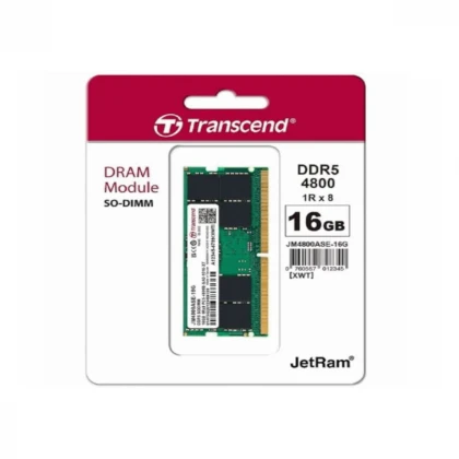 Memorija TRANSCEND 16GB/SODIMM/DDR5/4800MHz/CL40/crna