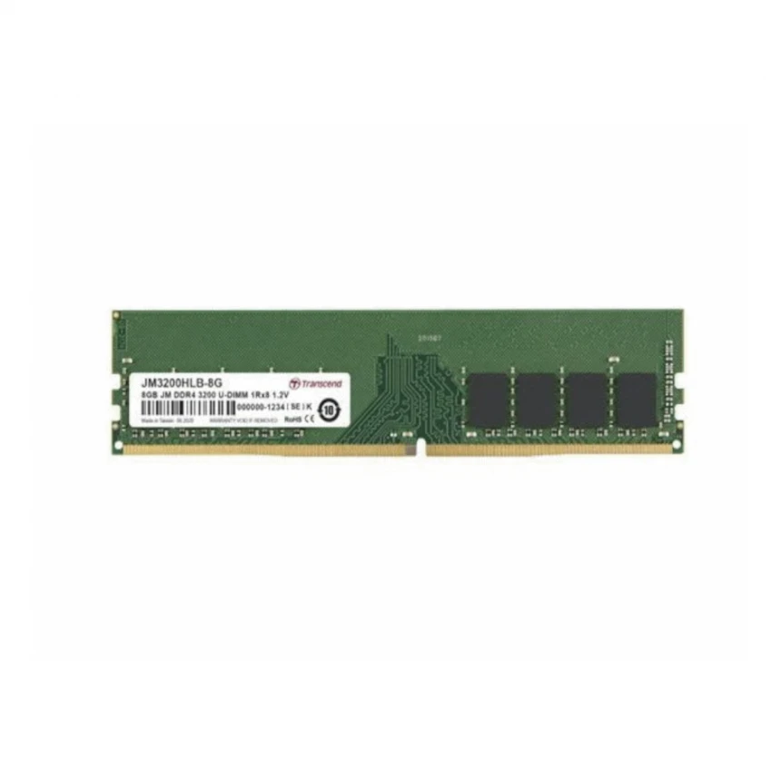 Memorija TRANSCEND 8GB/DIMM/DDR4/3200MHz/CL22/crna