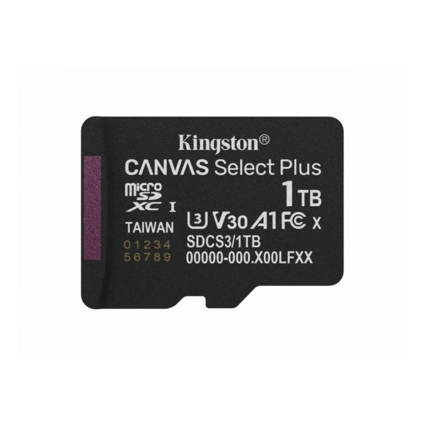 Memorije kartice KINGSTON SDCS3/1TB/Canvas Select Plus/Class10 UHS-I/150MB/s