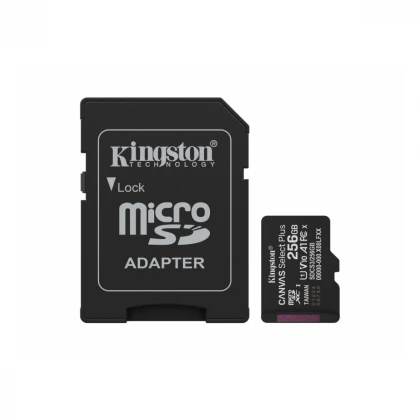 Memorije kartice KINGSTON SDCS3/256GB/microSDXC/256GB/Class10 U3/100MB/s-85MB/s+adapter