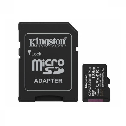 Memorije kartice KINGSTON SDCS3/128GB/microSDXC/128GB/Class10 U1/150MB/s + adapter