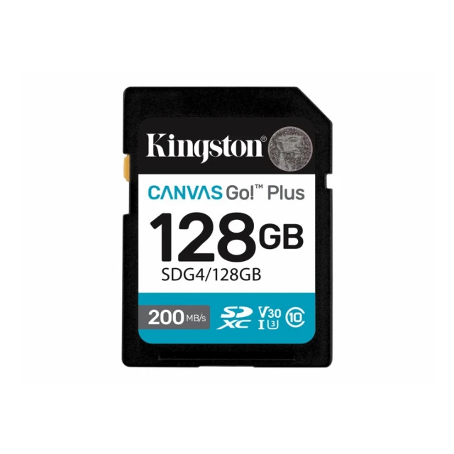 Memorije kartice SDG4/128GB/ 128GB SDXC Canvas Go Plus Gen4 200MB/s C10 UHS-I U3 V30