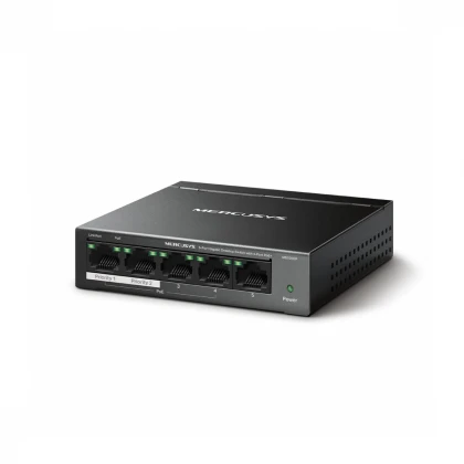 MERCUSYS MS105GP(UN) 5-Port Gigabit Desktop Switch with 4- Port PoE+ 