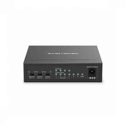MERCUSYS MS106LP(UN) 6-Port 10/100Mbps Desktop Switch with 4-Port PoE+ 